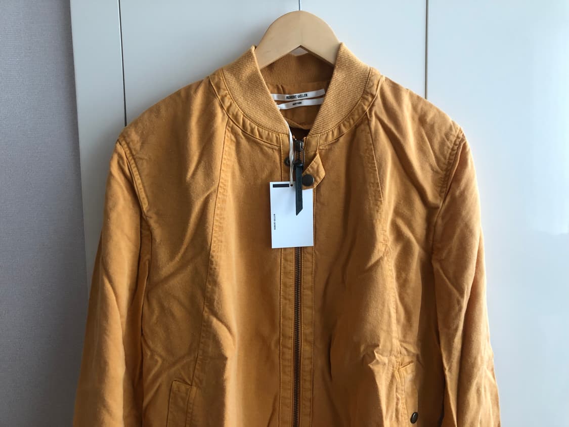 로버트 겔러(ROBERT GELLER) 빈티지 가공 블루종 자켓 상품이미지2