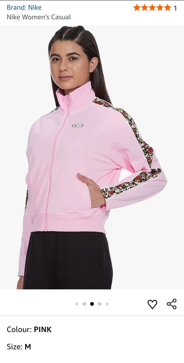 나이키 오버핏크롭저지 M 여성66 가슴53 기장54 상품이미지2