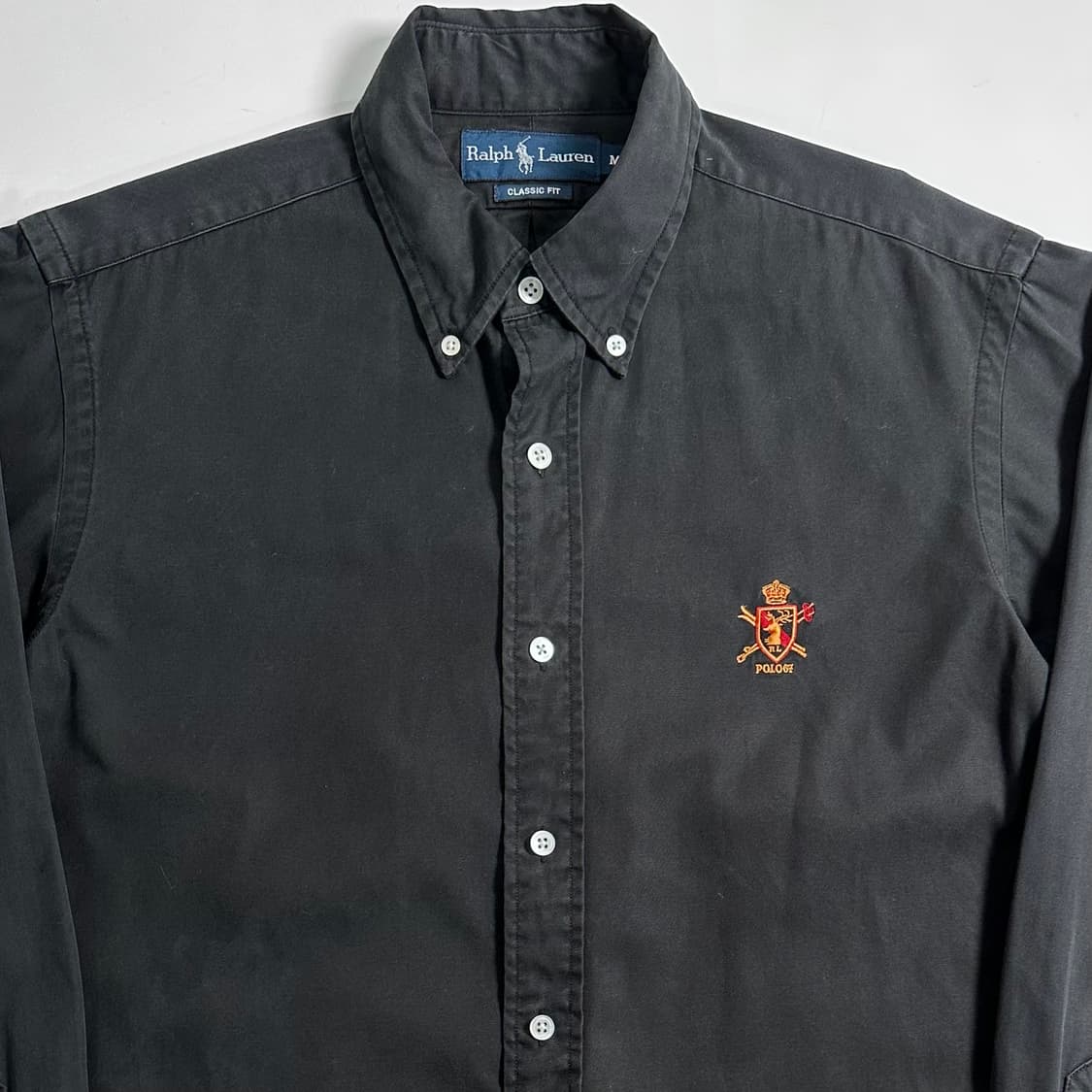 폴로 랄프로렌 자수 블랙 옥스포드 셔츠 상품이미지2