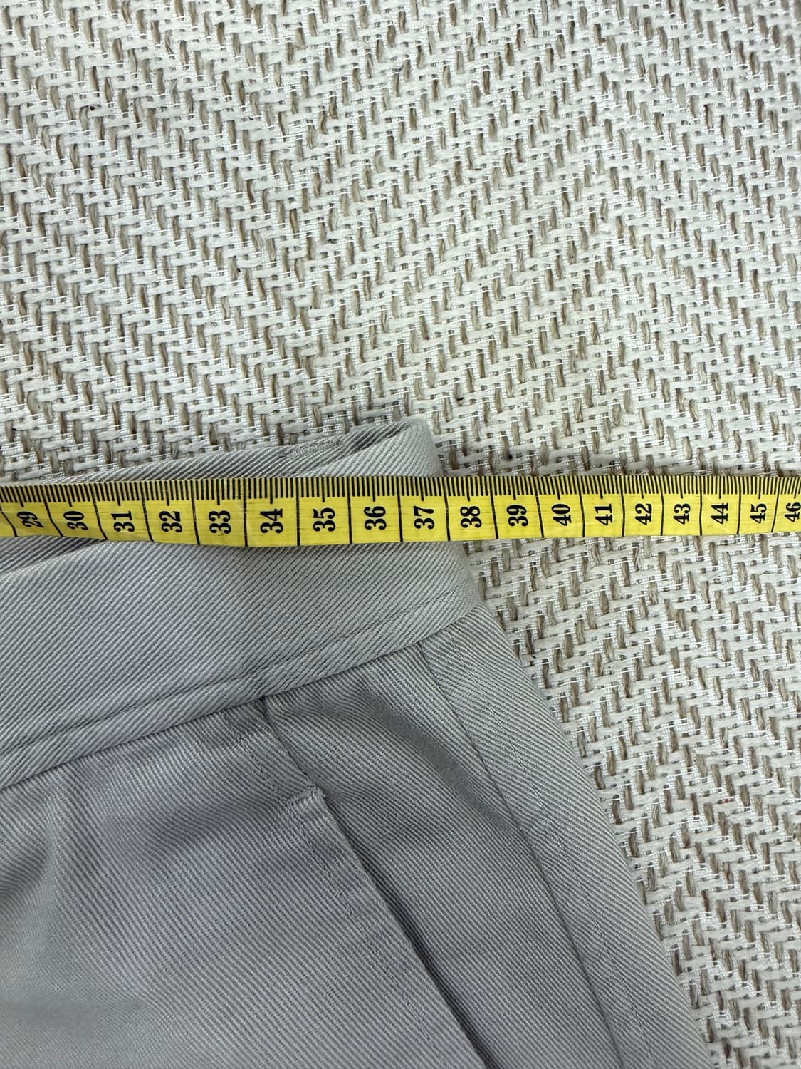 정품) COS 코스 신형 베이지색 와이드 면바지 44 상품이미지8