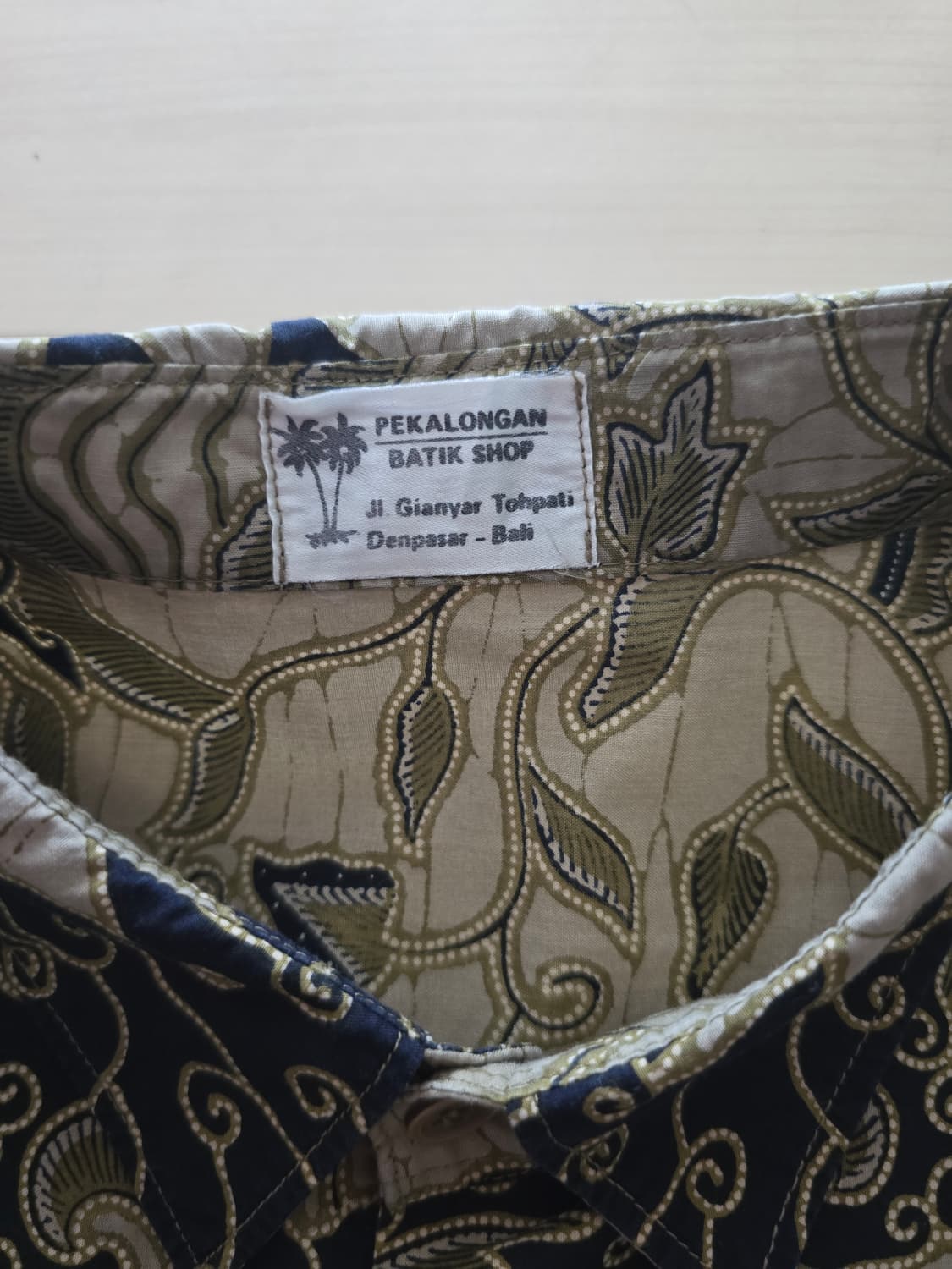 [Vintage] Pekalongan Batik 바틱 Half Shirt 상품이미지6