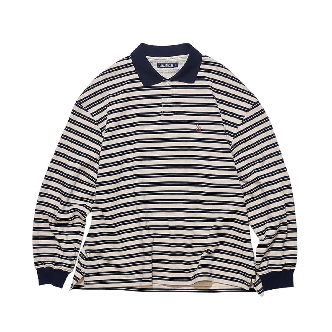 노티카 / 스트라이프 카라 스웻셔츠 상품이미지1