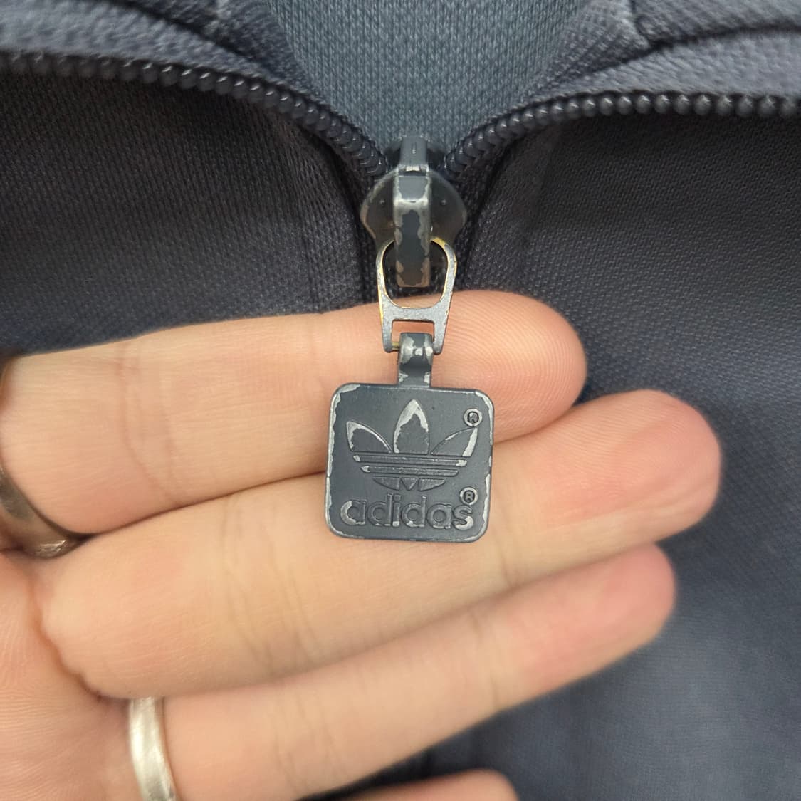 아디다스져지 네온 트랙 자켓 그레이 남m 상품이미지5