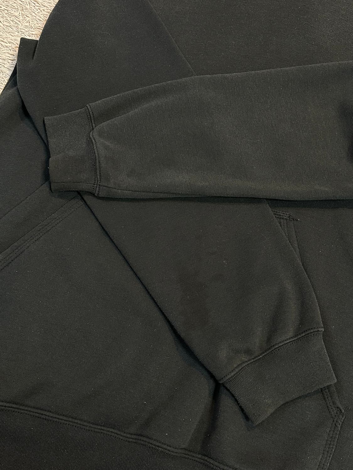 칼하트 CARHARTT 미드웨이트 오리지널핏 기모 후드티 블랙 상품이미지4