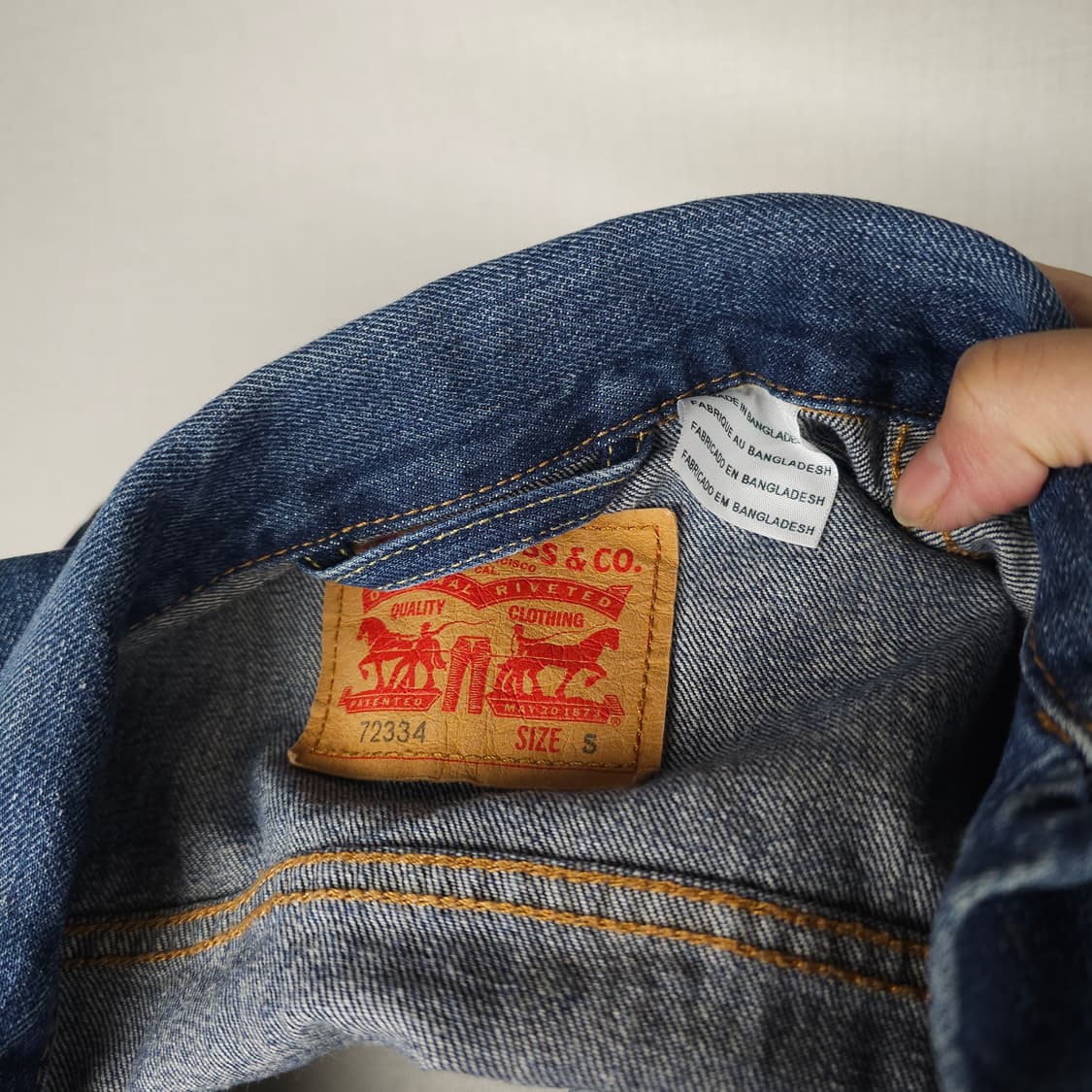 리바이스 청자켓 남자95사이즈  상품이미지3