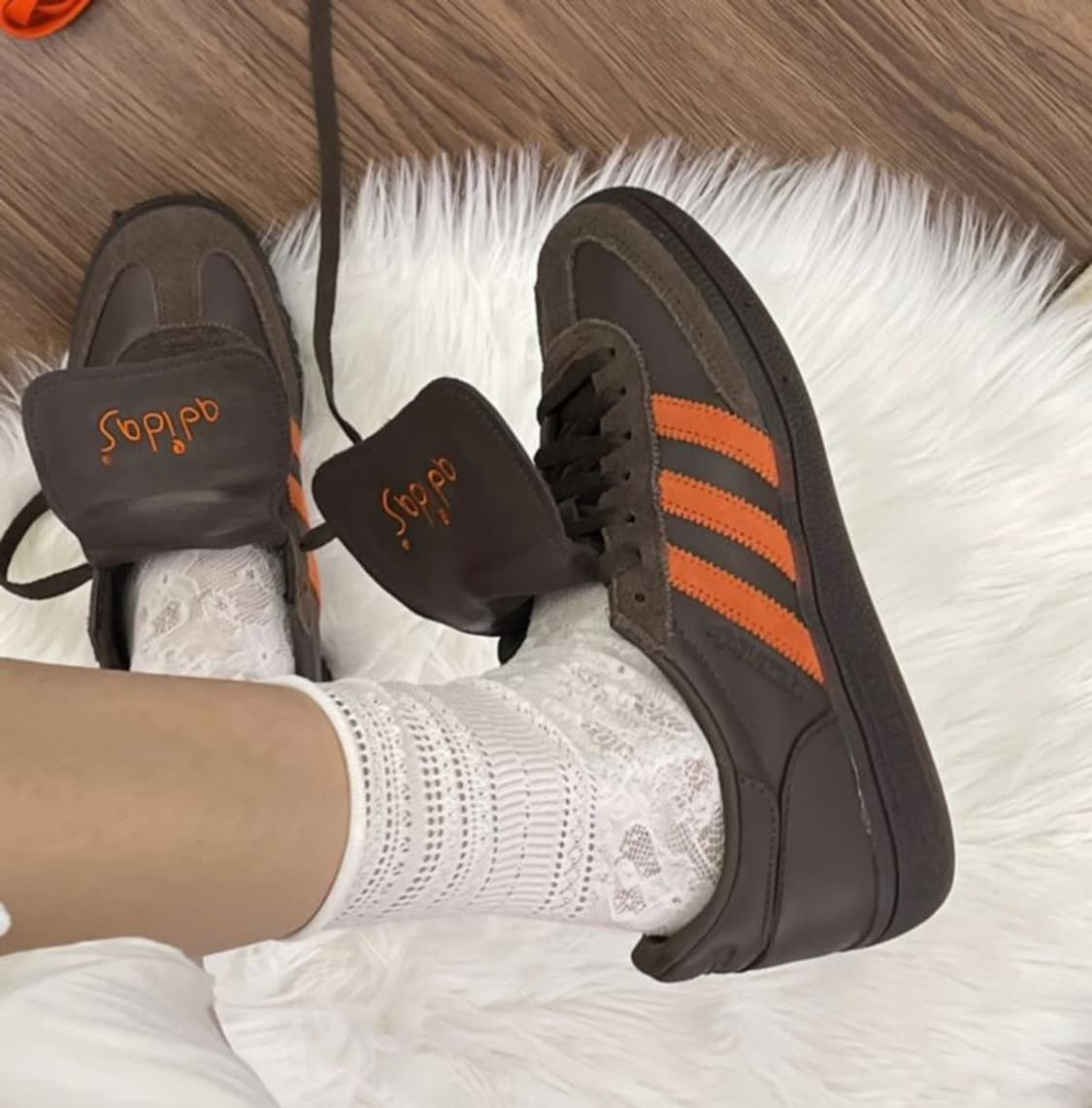 아디다스 스페지알 핸드볼 브라운 컬리지에이트 오렌지 230 상품이미지6