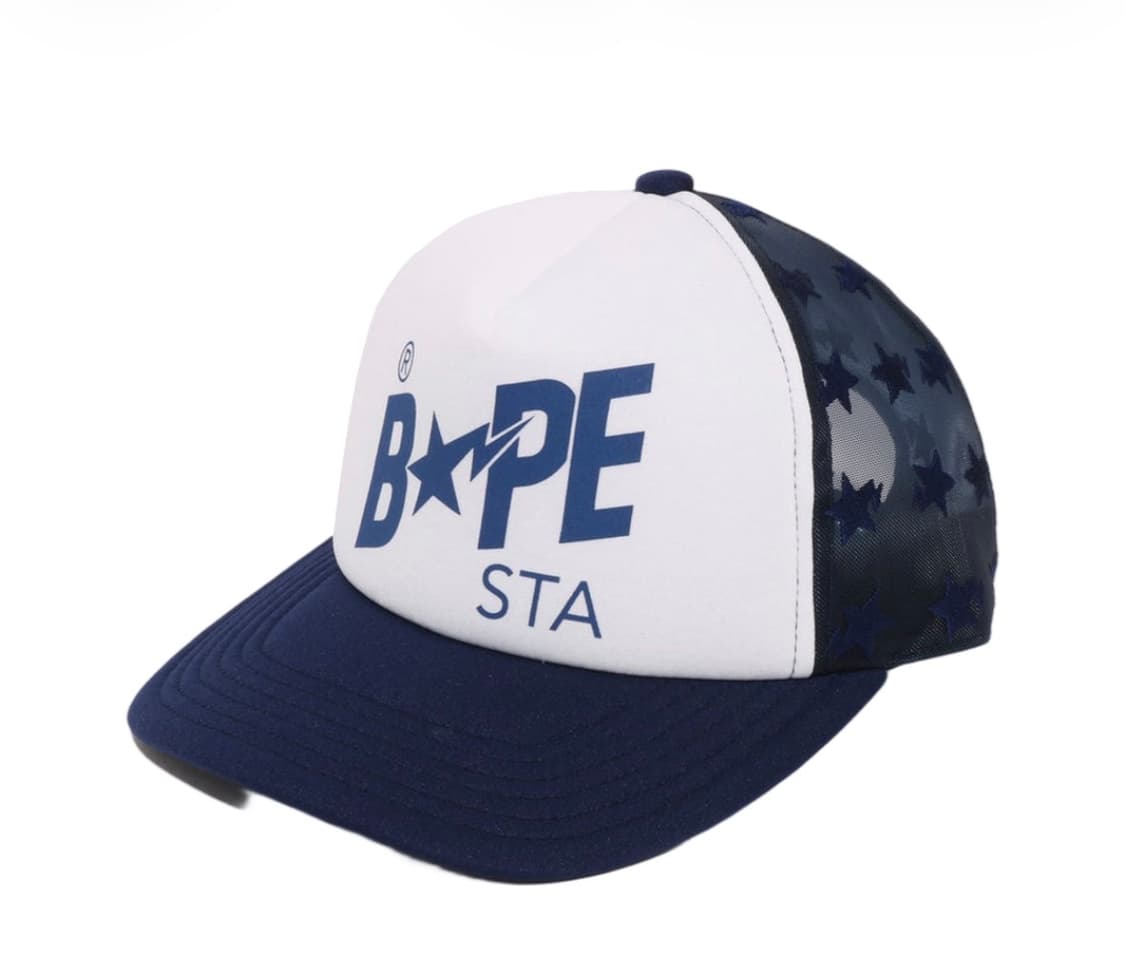 베이프 스타 메쉬 캡 네이비 상품이미지1