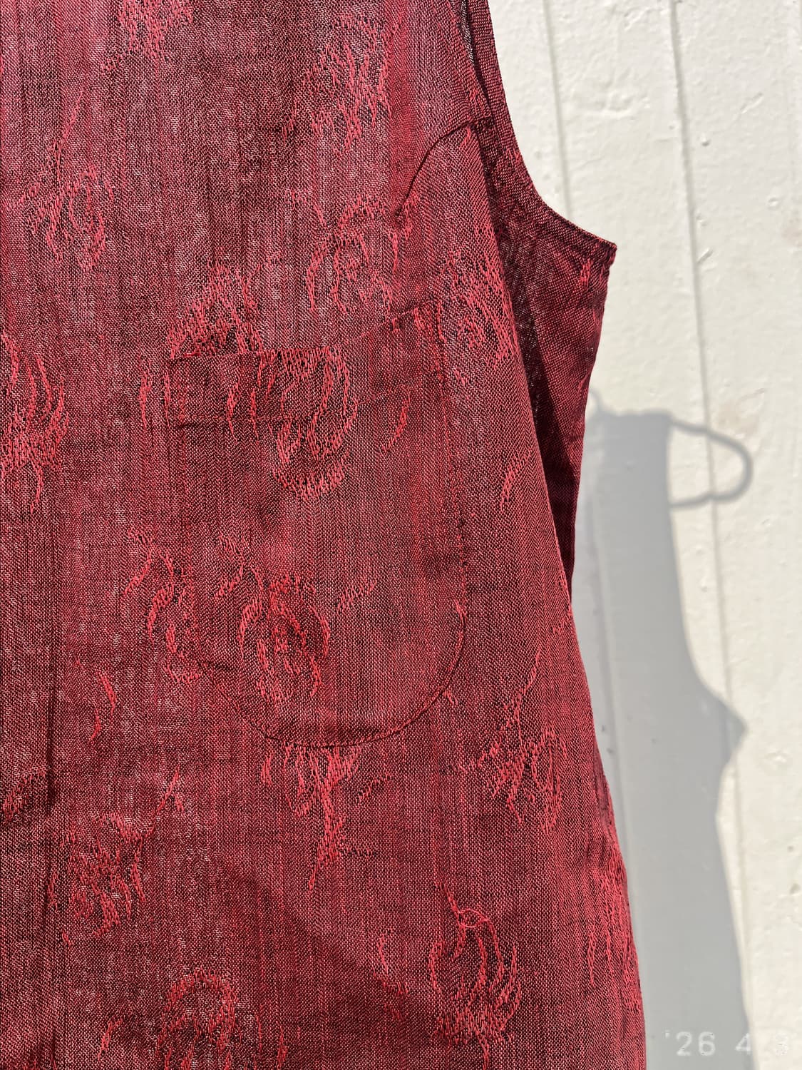 Sheer Floral Vest 쉬어 플로럴 베스트 상품이미지5