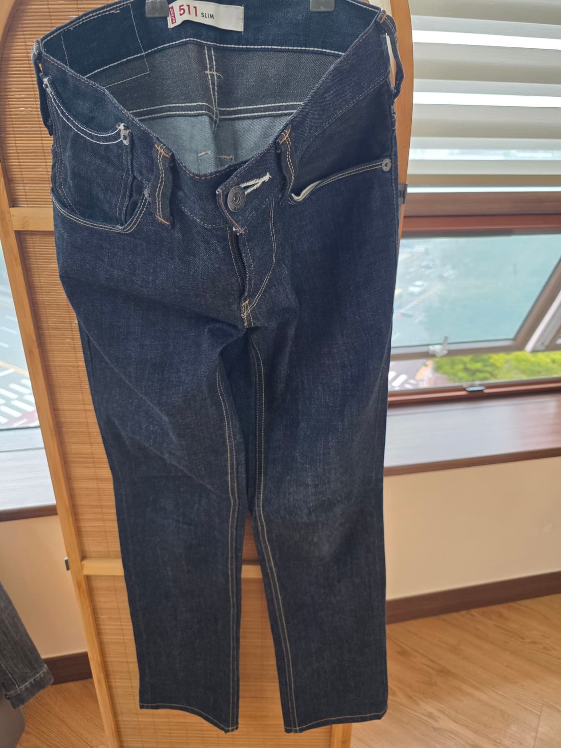 Levi’s 511 SLIM 진청 지퍼 디테일
 상품이미지4