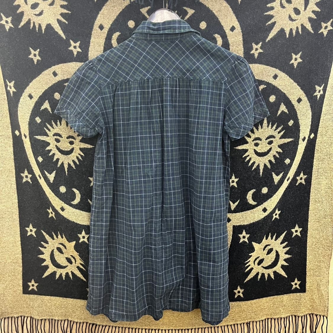 빈티지 러블리 캐주얼 모리 아방핏 체크 원피스 K0081 상품이미지4