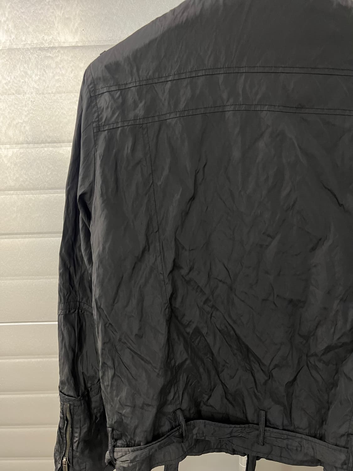 E.Z by Zegna 제냐 블랙 라이더 자켓 상품이미지6