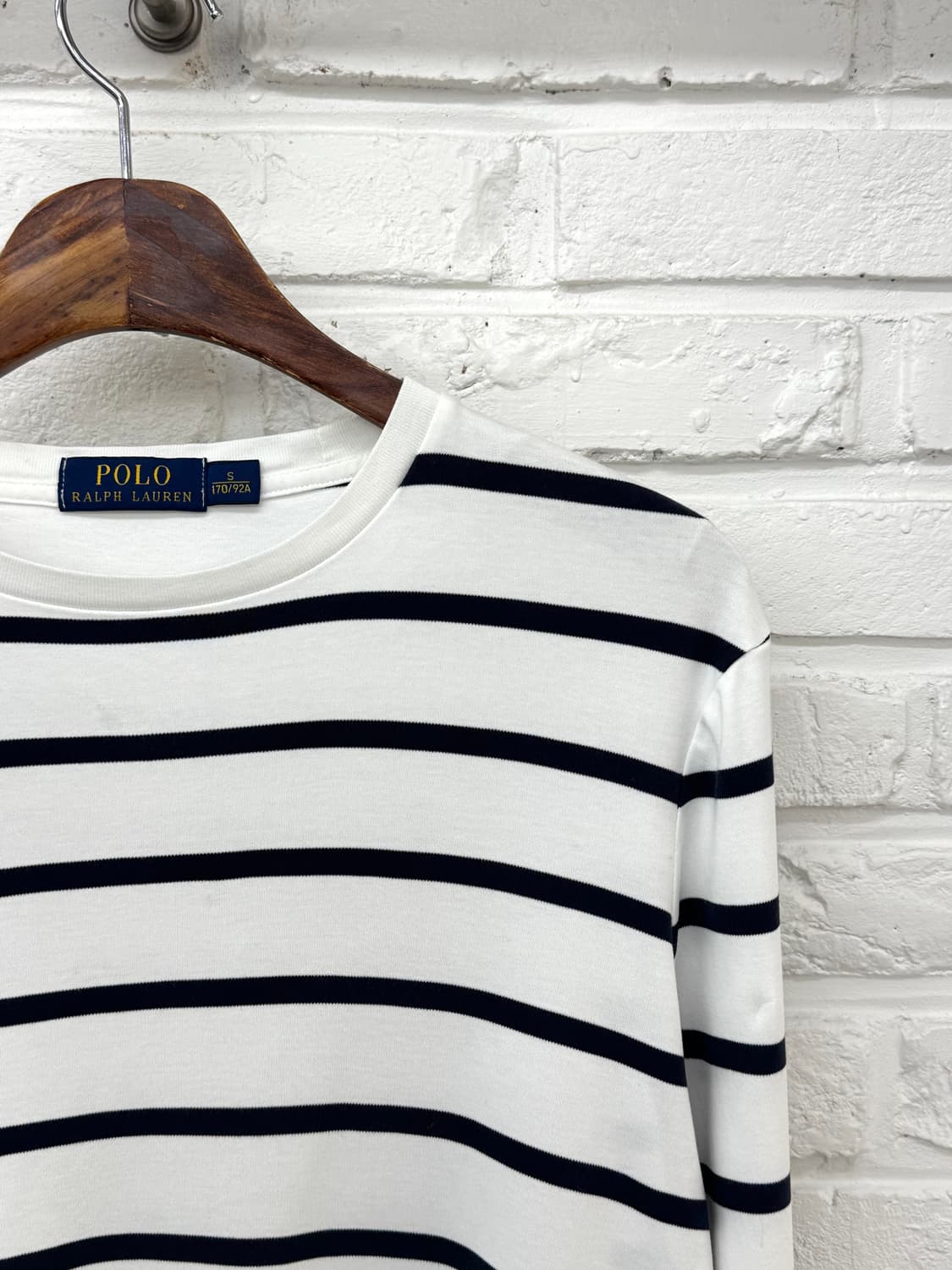 폴로 블랙화이트 스트라이프 롱슬리브 상품이미지4