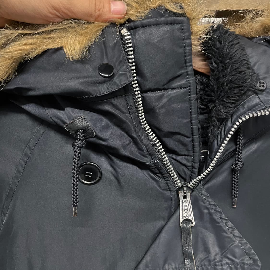 알파 인더스트리 N3B 퍼 후드 야상 자켓 밀리터리 오리지널 상품이미지6