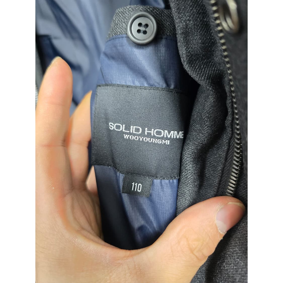 택포) 솔리드옴므 우영미 남성 다운 패딩 110 상품이미지2