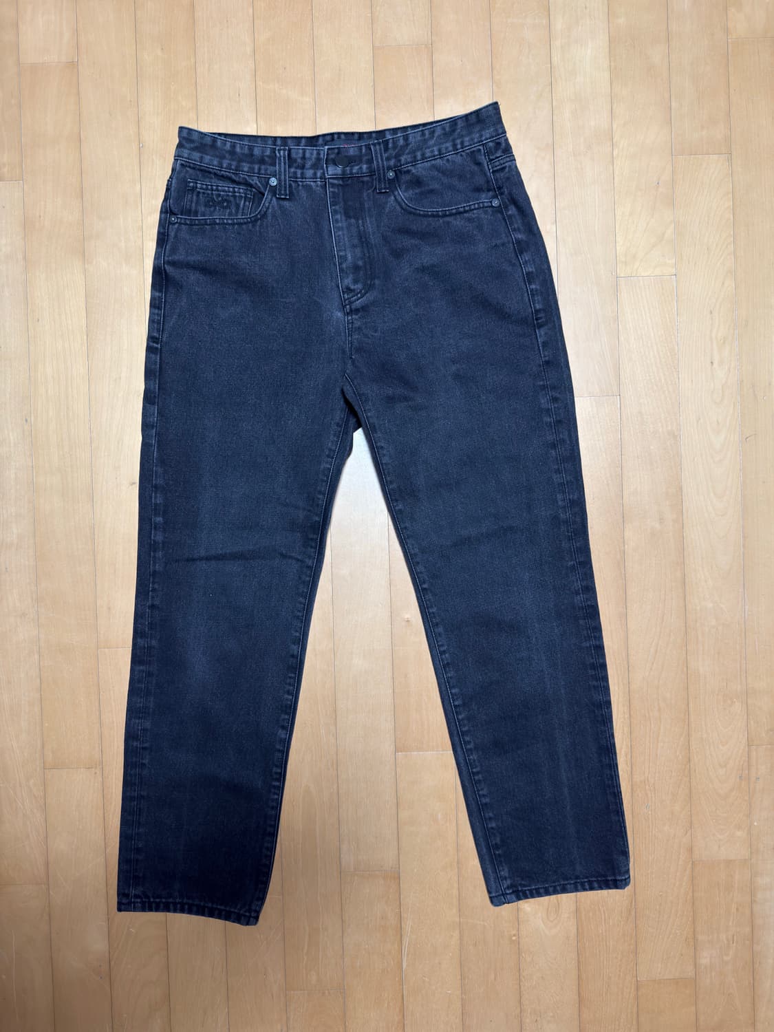 블랙 데님진 상품이미지1