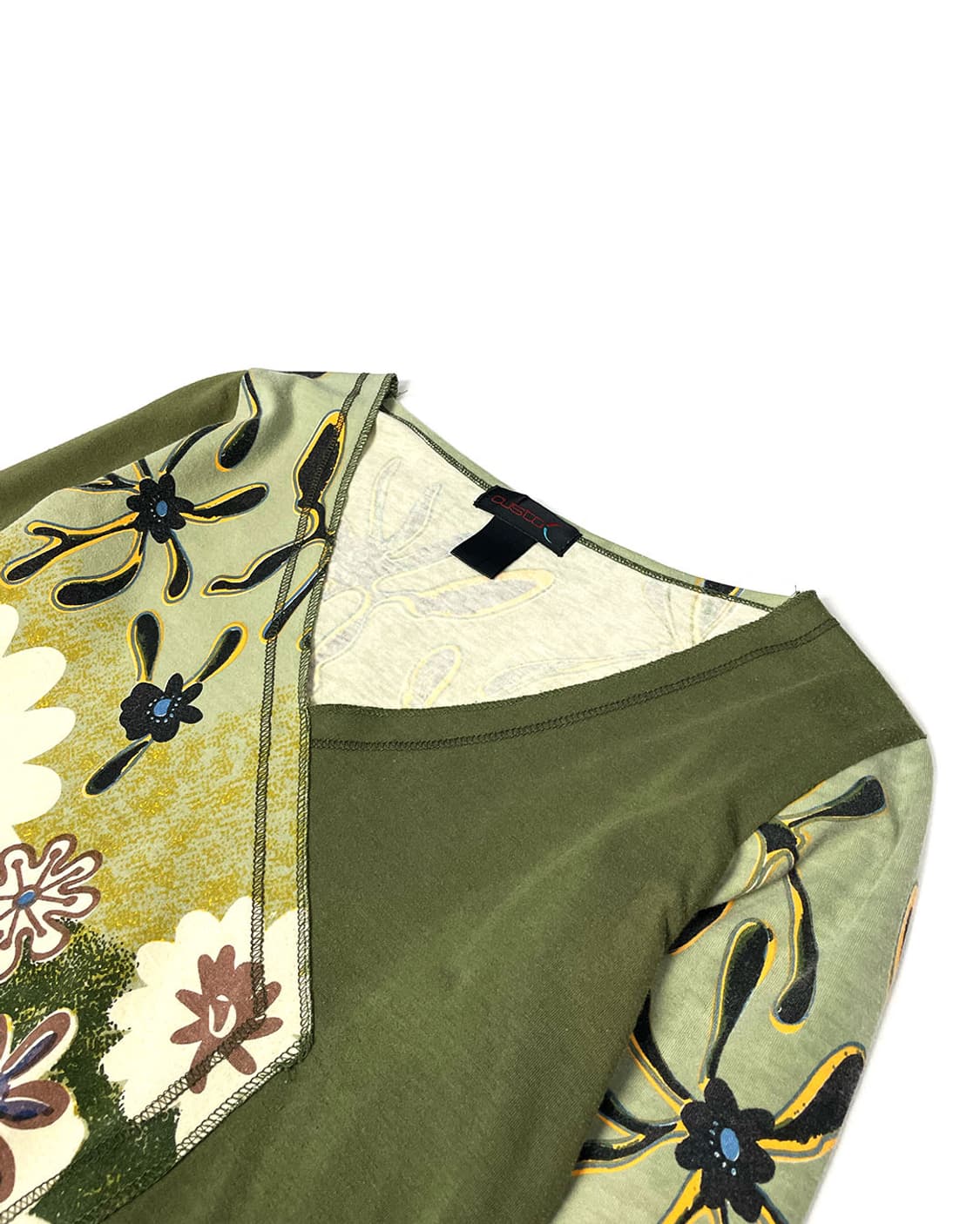 Custo Barcelona 사선 랩 플라워 롱 슬리브리스 상품이미지3