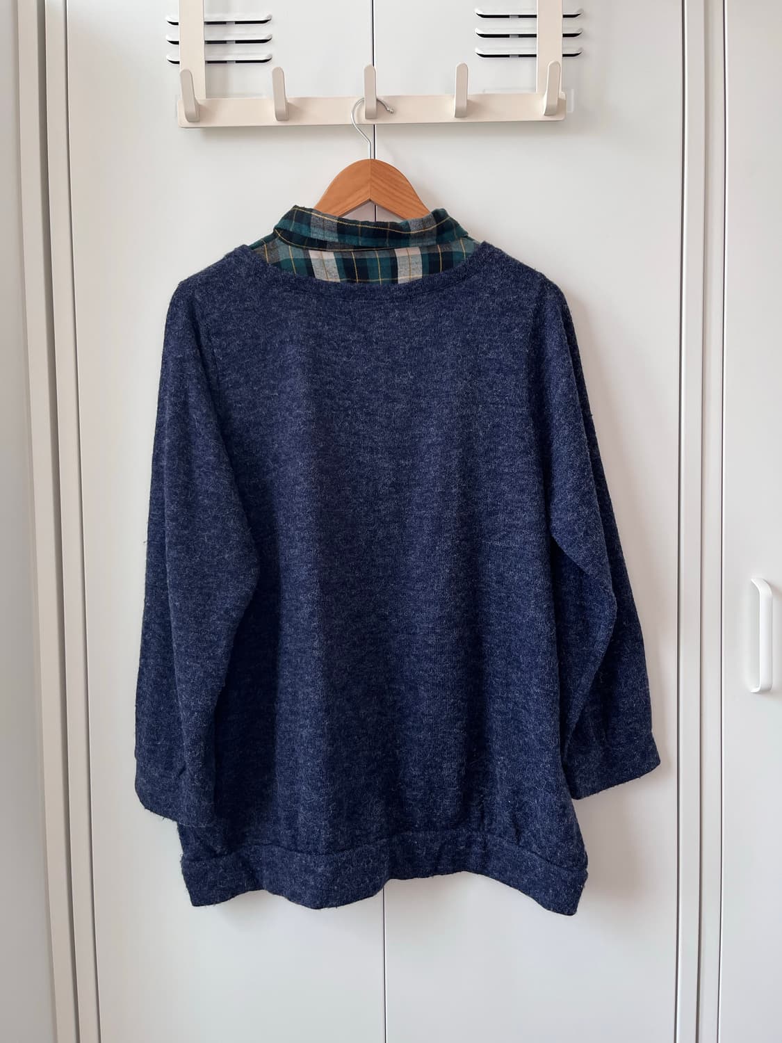 Musk 너드 셔츠 레이어드 니트 티셔츠 상품이미지10