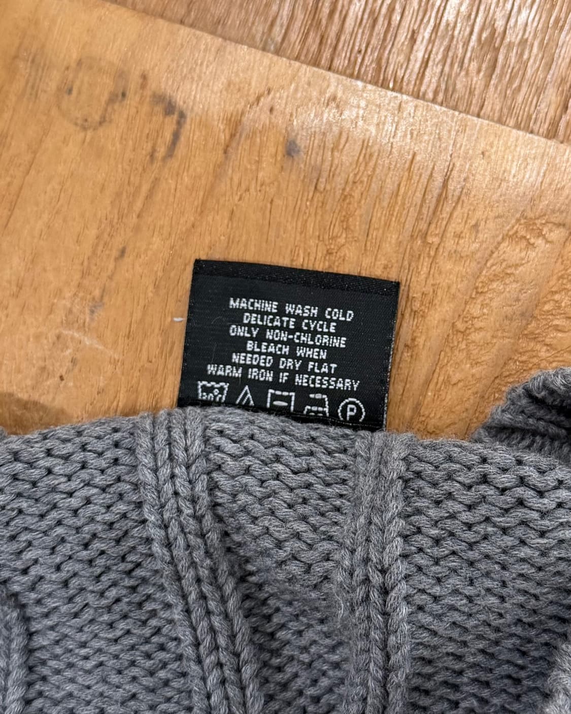 폴로 랄프로렌 진스 그레이 시그니처 아메리칸 플래그 니트 스웨터 상품이미지8