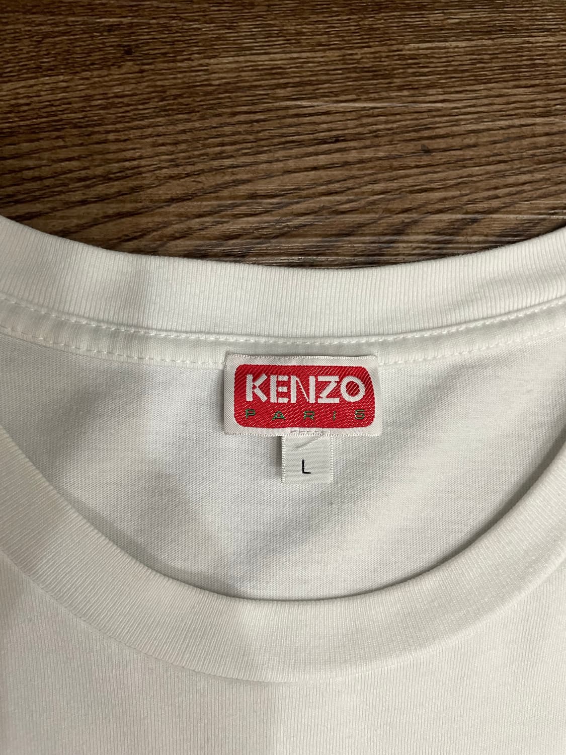 겐조 KENZO 보케 플라워 크레스트 티셔츠 화이트 상품이미지6