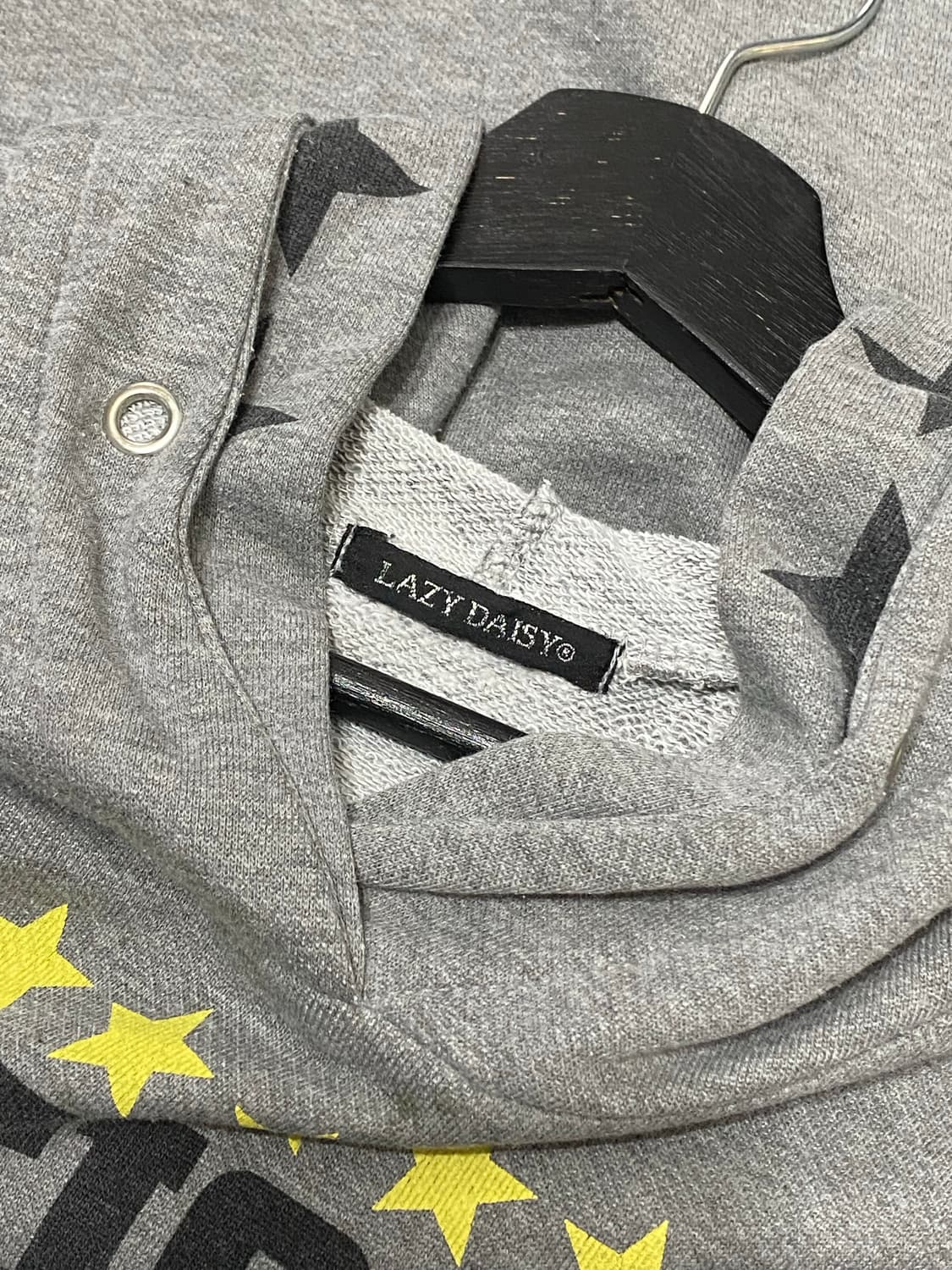 Lazy daisy 스타후드 레이어드 후드티 상품이미지6