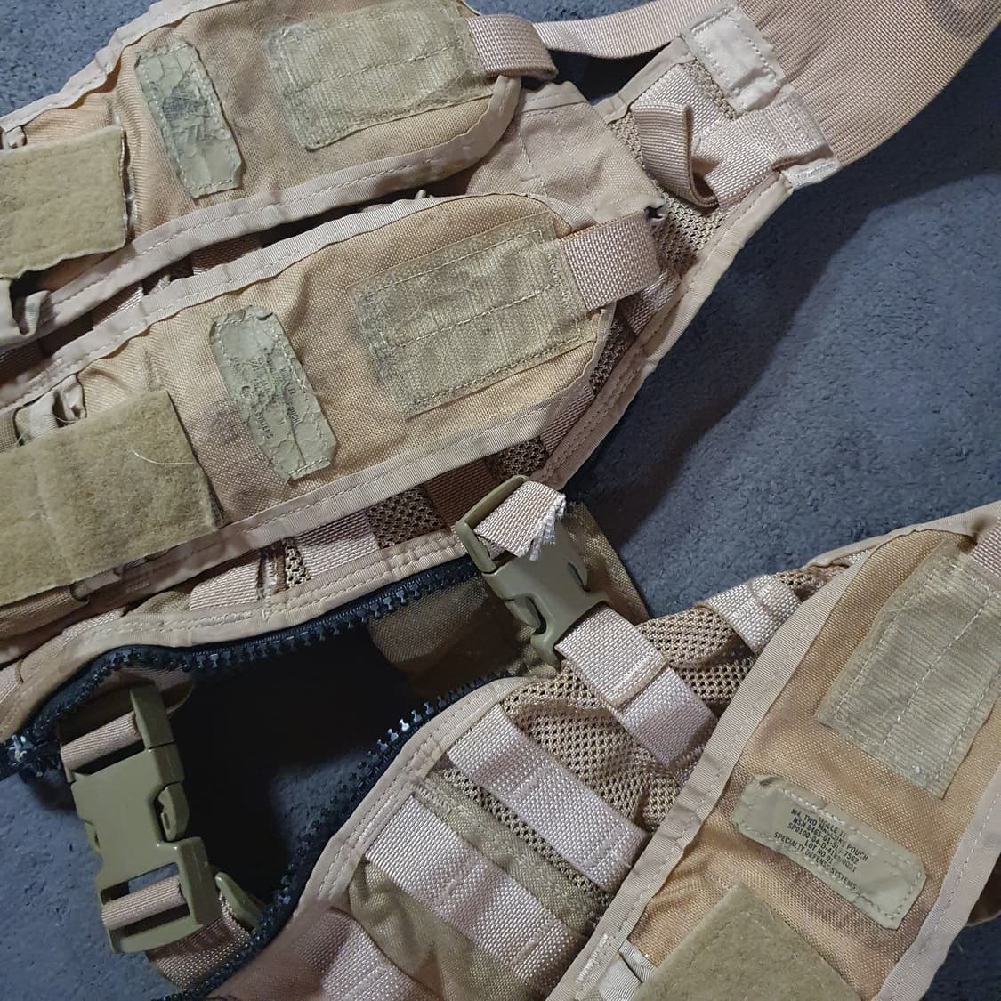 오리지날 미군 해병대 usmc 데저트 전투조끼 몰리베스트 상품이미지8