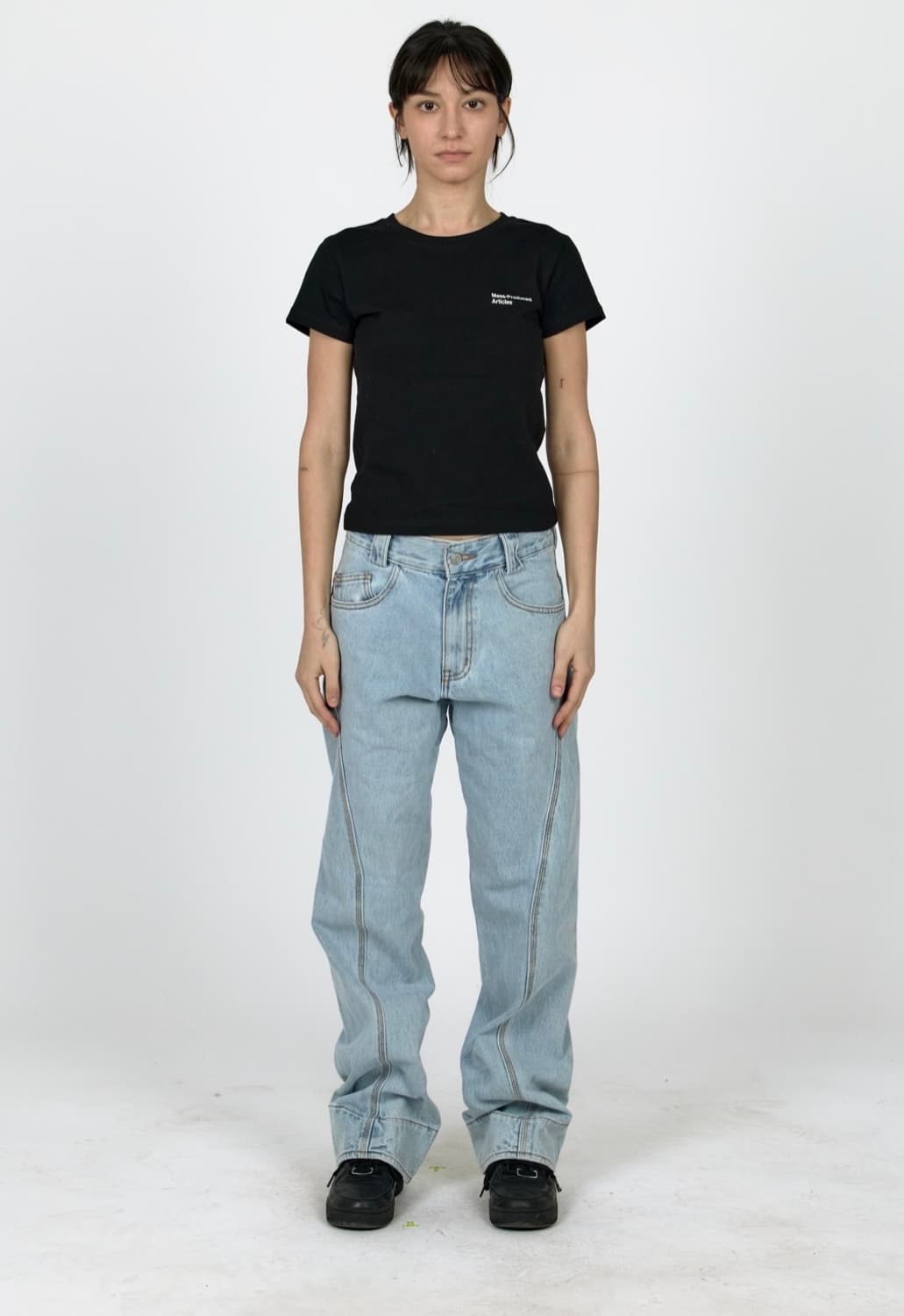 Plastic product MPa drift denim pants 상품이미지3