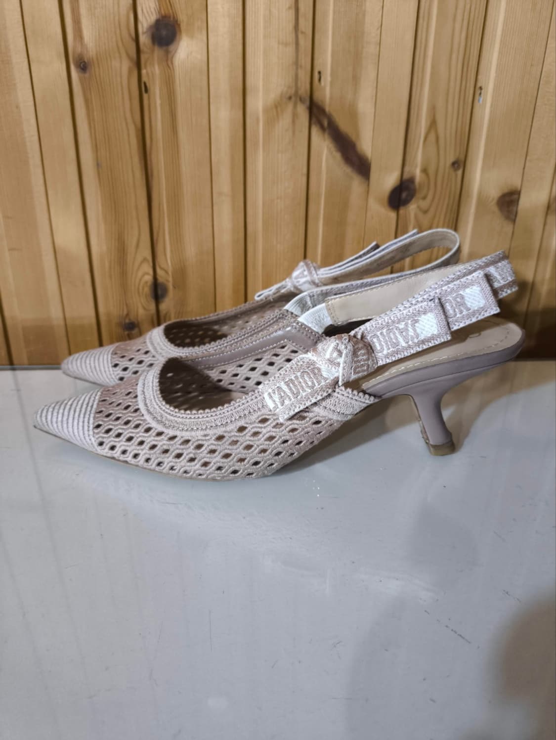 36 230mm 디올 자디올 슬링백 펌프스 상품이미지1