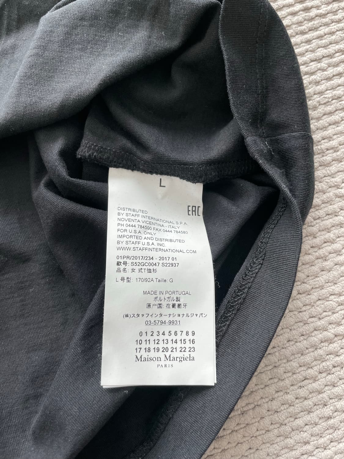 MM6 그물 스트랩 티셔츠 상품이미지4