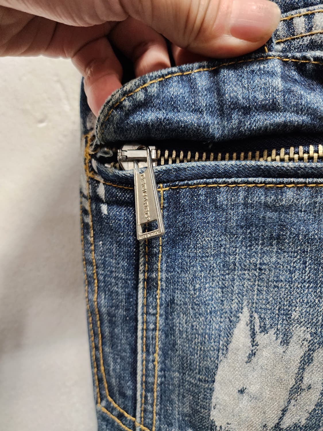 디스퀘어드2 지퍼 디테일 데님  상품이미지5