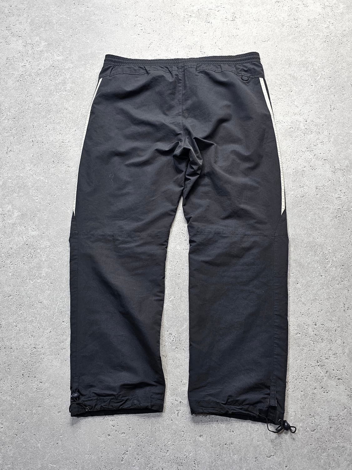 아디다스 삼선 딥차콜 트랙팬츠 바람막이 와이드 바지 상품이미지4