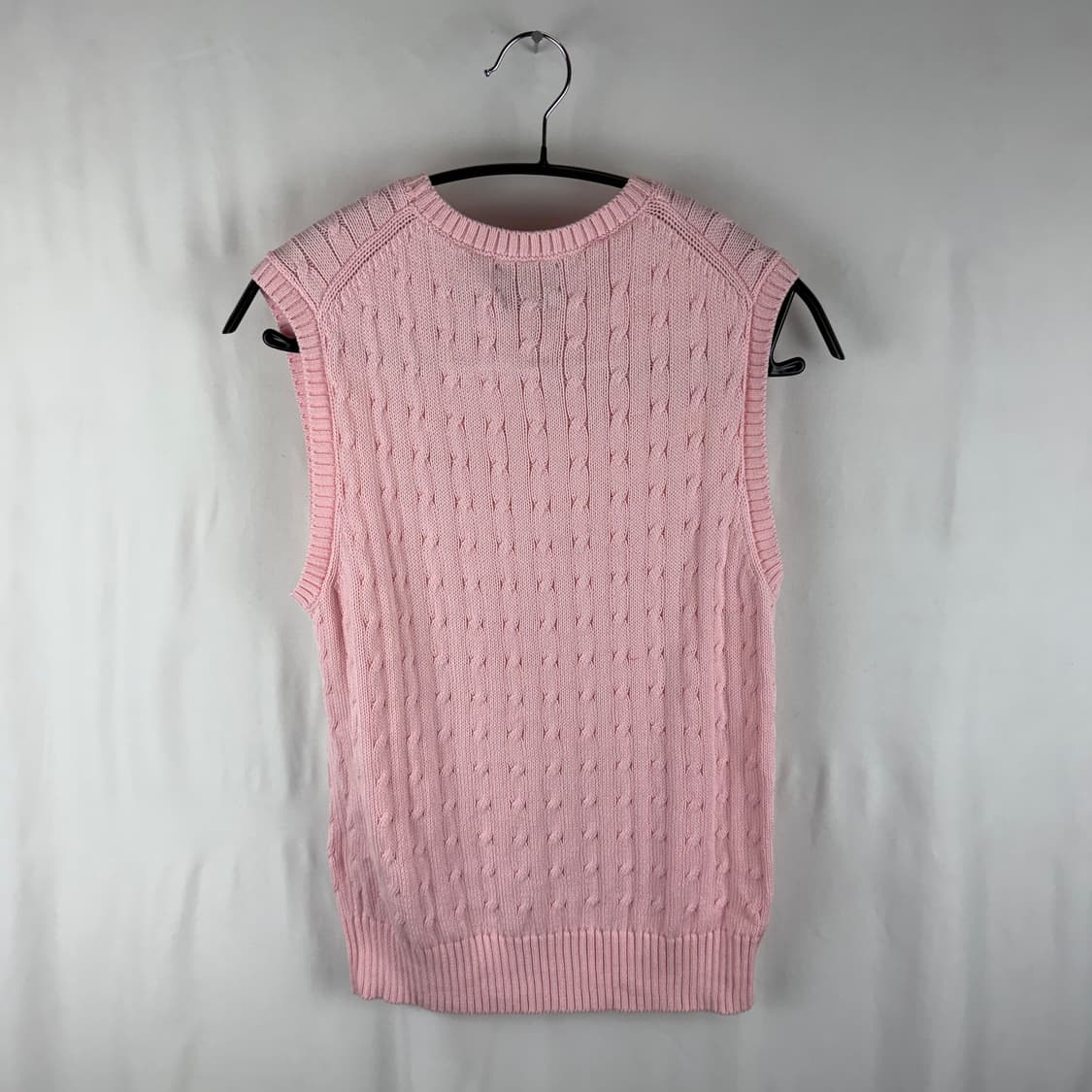 (무료배송)S) 폴로랄프로렌 신형 피마코튼 꽈베기 니트 조끼 원터 착용 상품이미지5