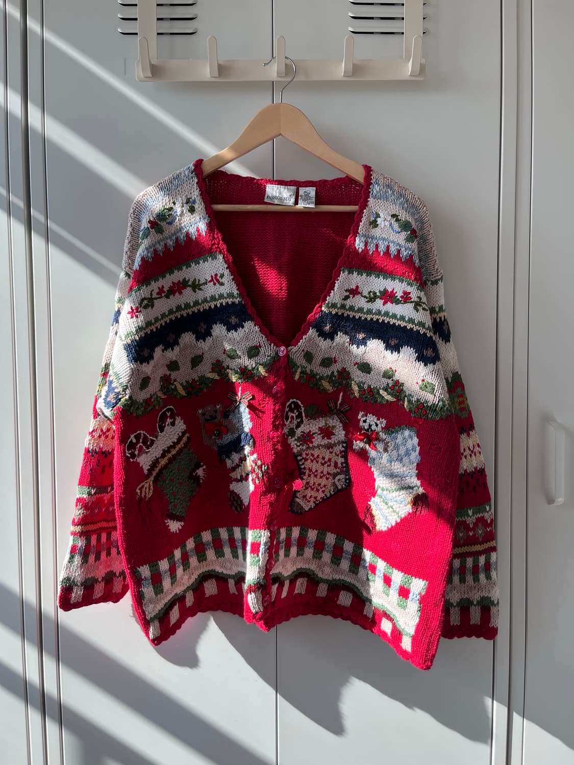 Fashion bug 크리스마스 양말 핸드메이드 니트 가디건  상품이미지3