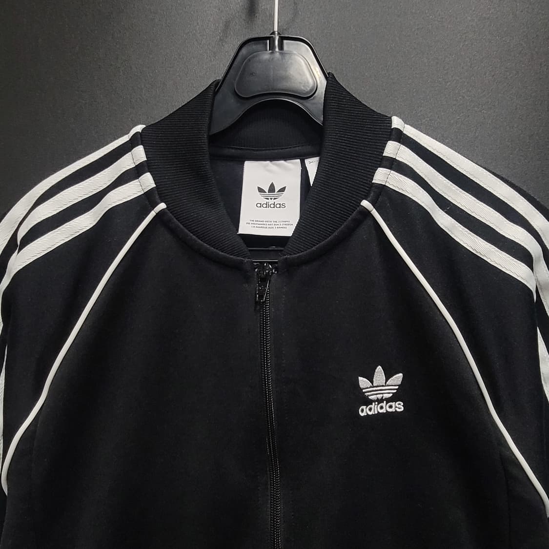 아디다스 불꽃 파이어버드 검흰 슈퍼스타 트랙탑 져지  상품이미지2