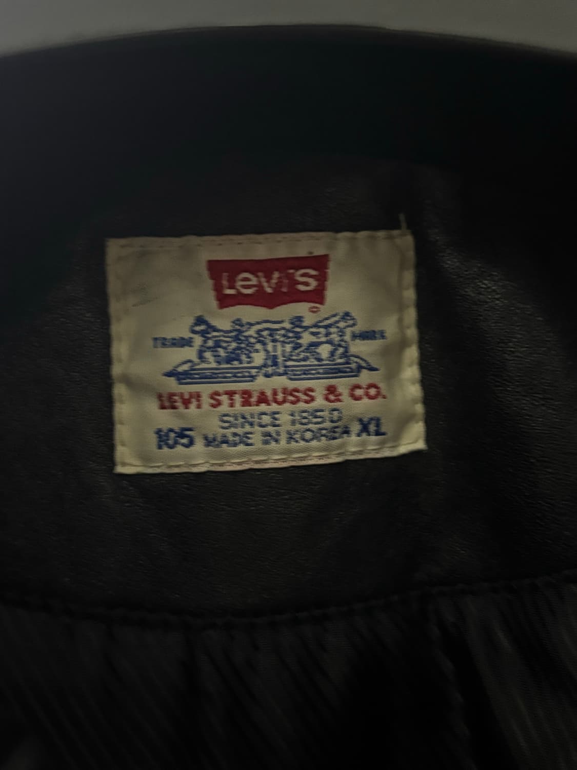 리바이스 램스킨 레더자켓 상품이미지2