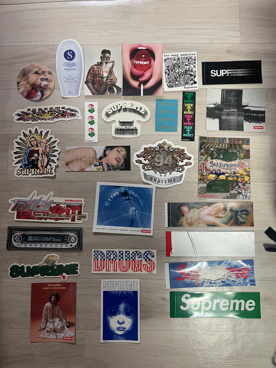 슈프림 스티커 일괄 판매 상품이미지1