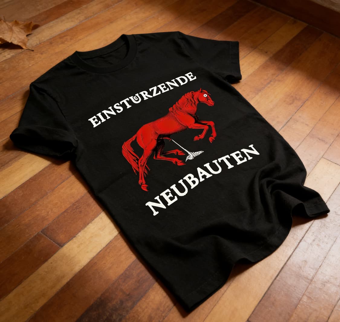 [새상품 L사이즈] Einstürzende Neubauten 커스텀 반팔 상품이미지3