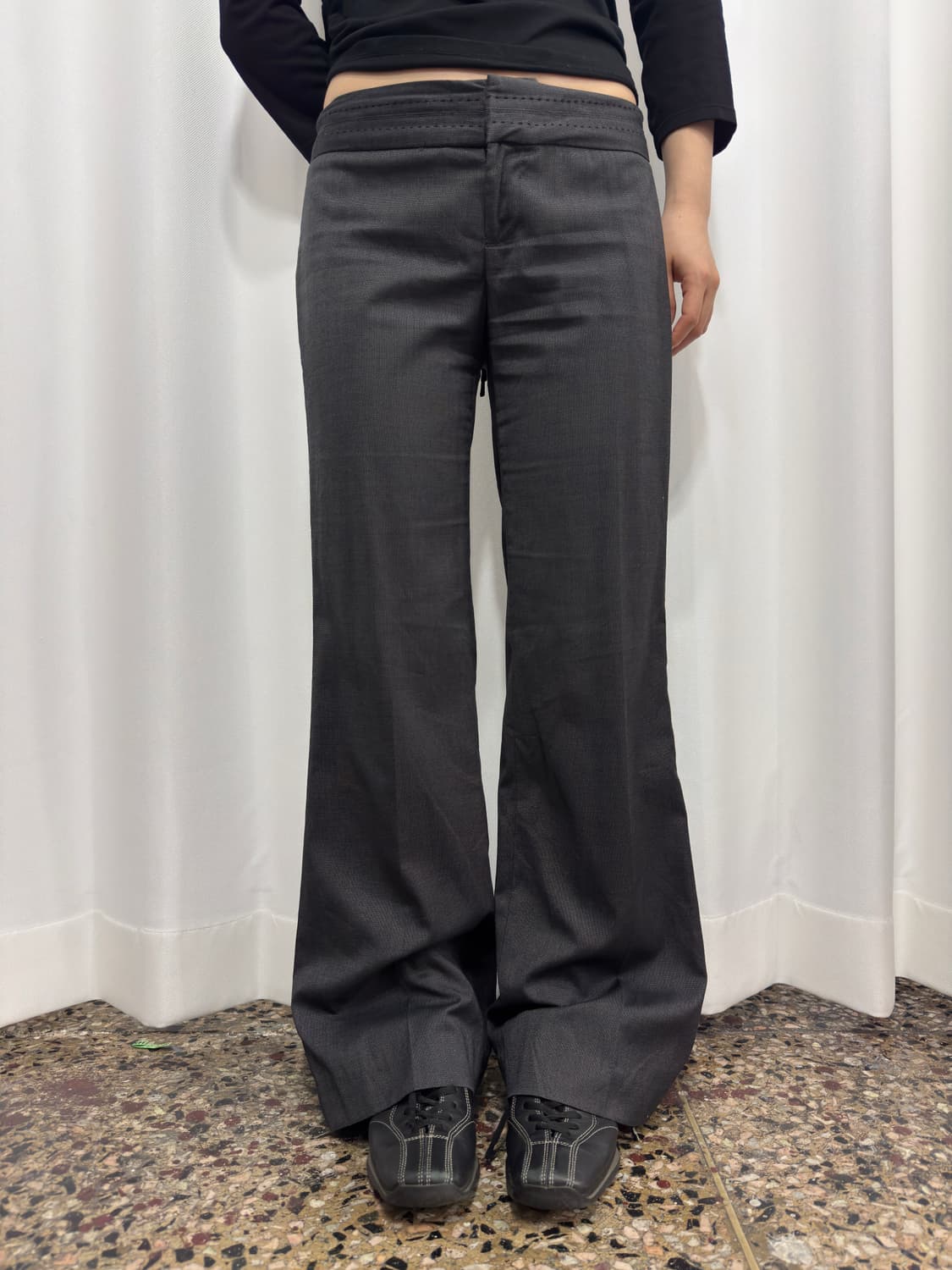 banana republic low-waist gray slacks 상품이미지1