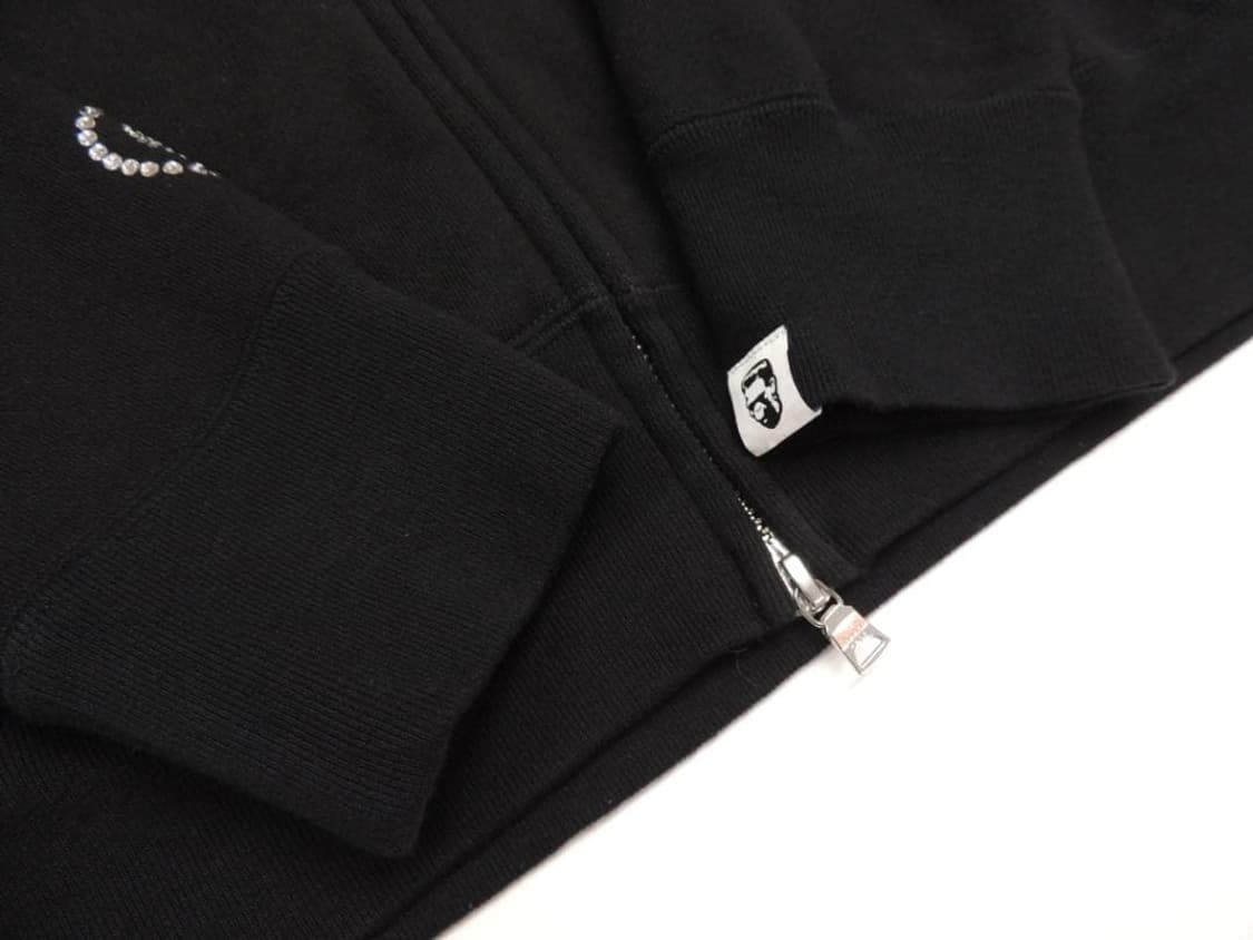 초레어 베이프 스와로브스키 하프 카모 샤크 후드집업 상품이미지6