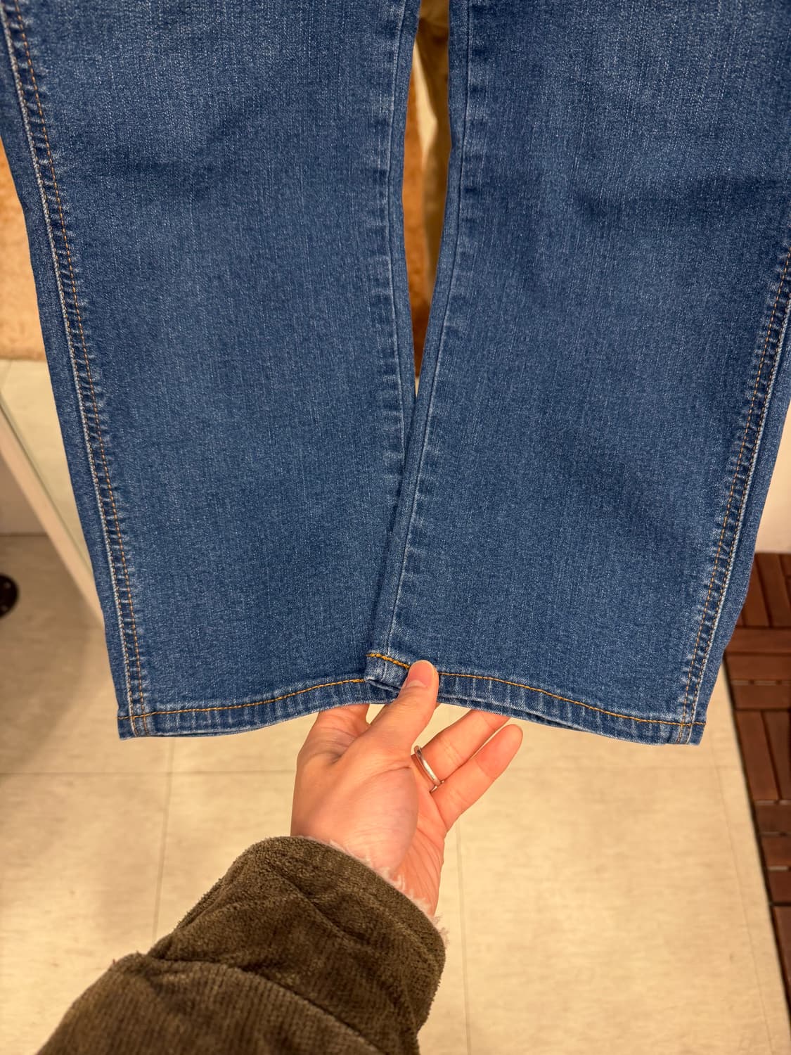 Wrangler 랭글러 x Chocol raffine 데님 팬츠 (28) 상품이미지4