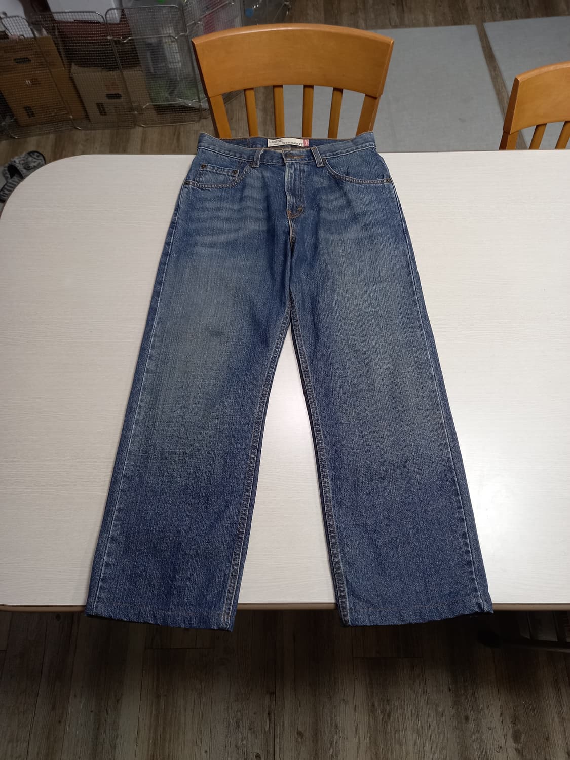 28 리바이스569 Colombia 워싱 와이드진 진청 28-932 상품이미지1