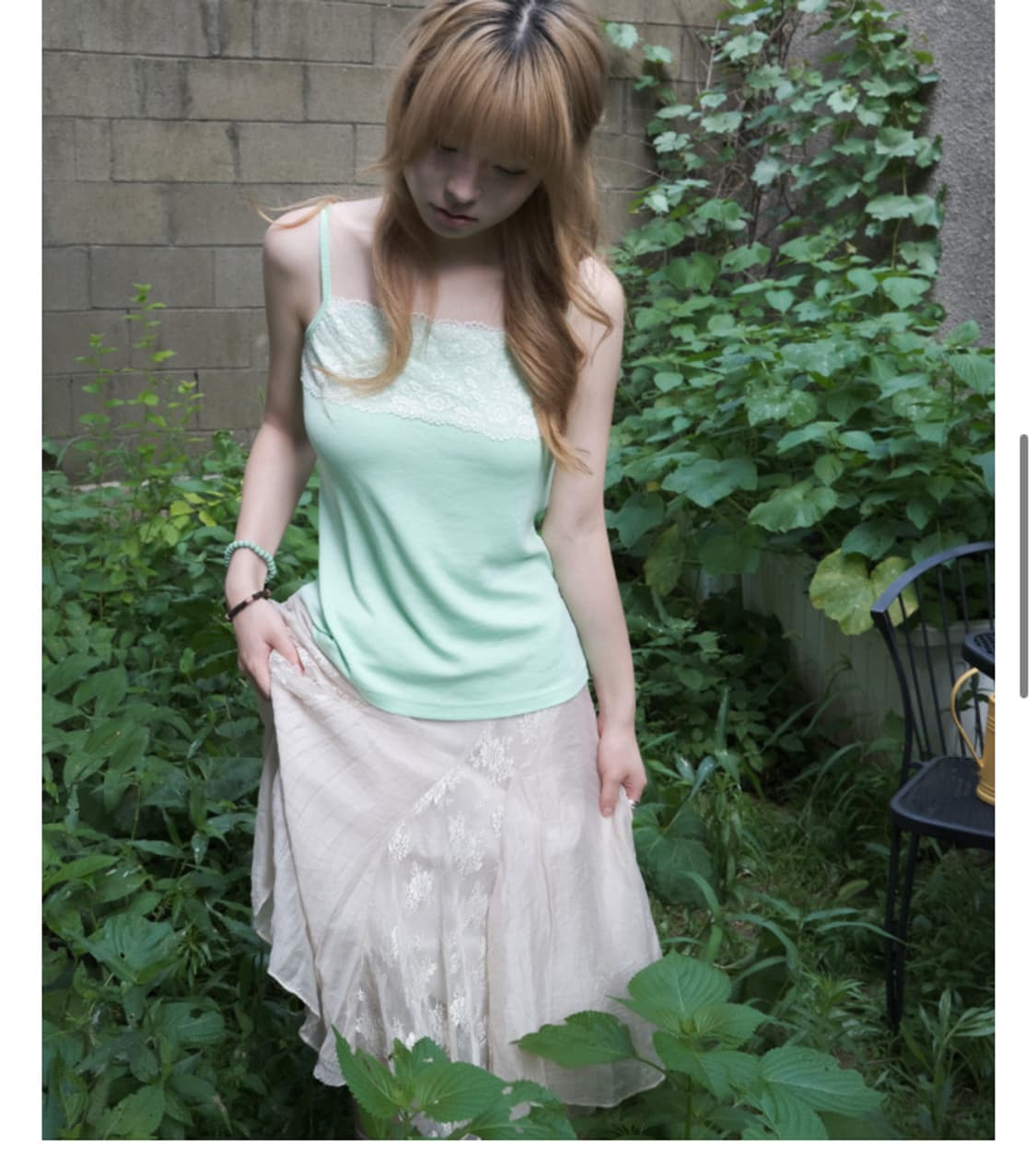 liveinmoss ni-wa sleeveless (green pale) 상품이미지4