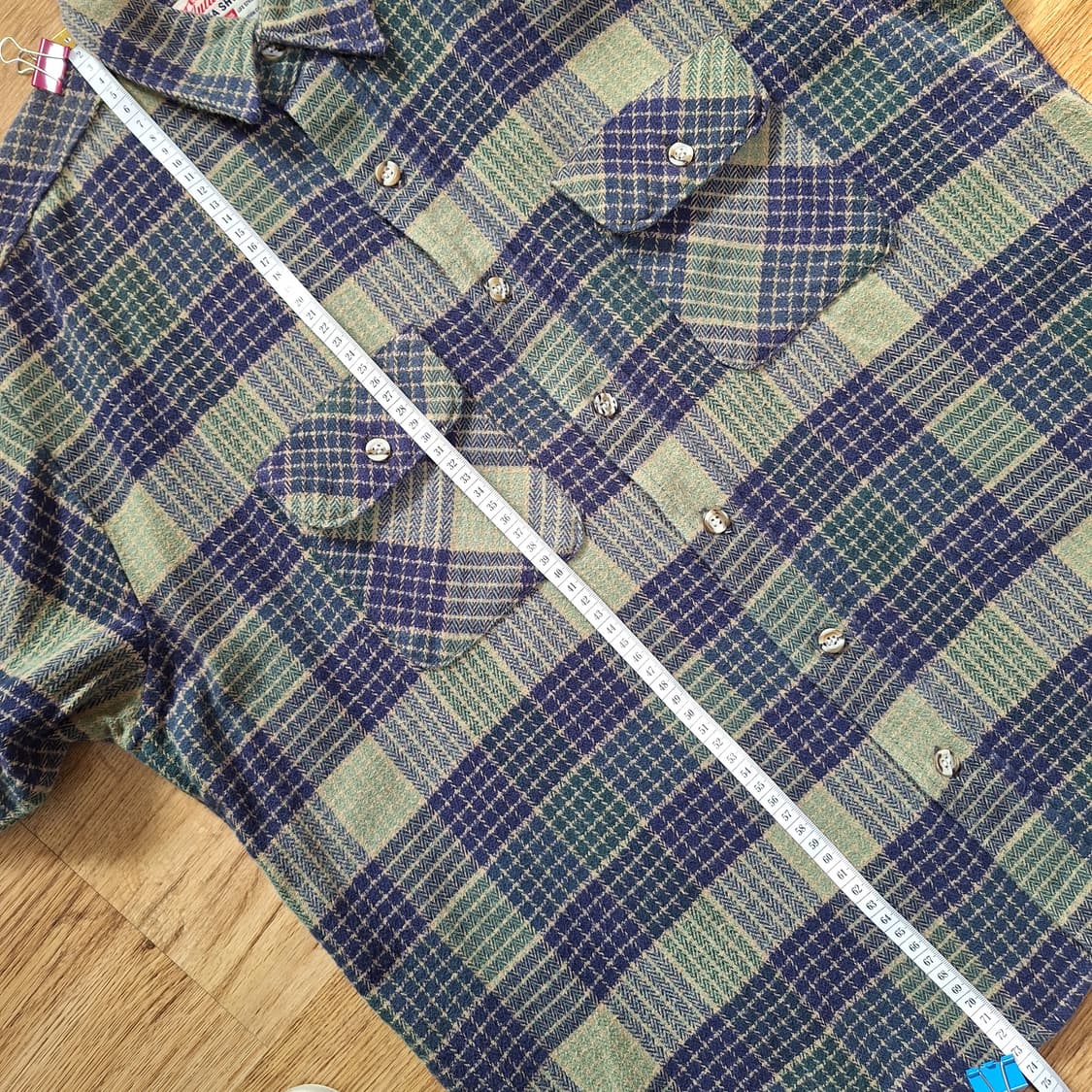 90s 미제 빈티지리바이스 헤비플란넬 셔츠 상품이미지10