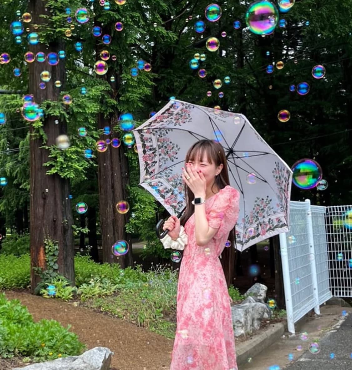 블루밍테일스튜디오 우양산 양산 로즈데로즈 상품이미지1
