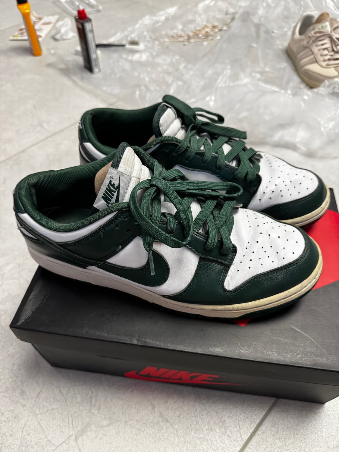 275) 바시티 그린 덩크 로우 상품이미지2