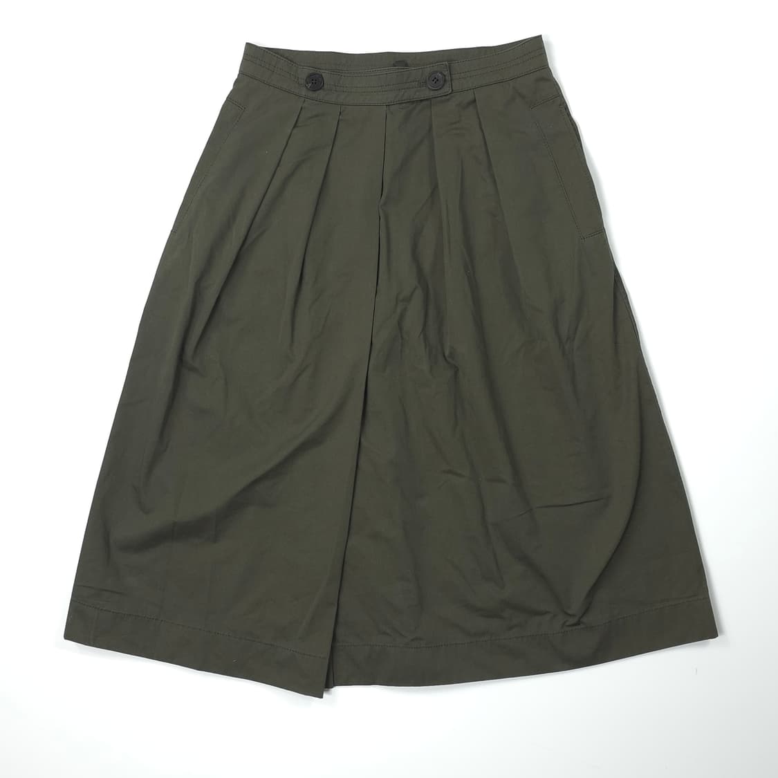 아페쎄 핀턱 스커트 카키 (38) 상품이미지1