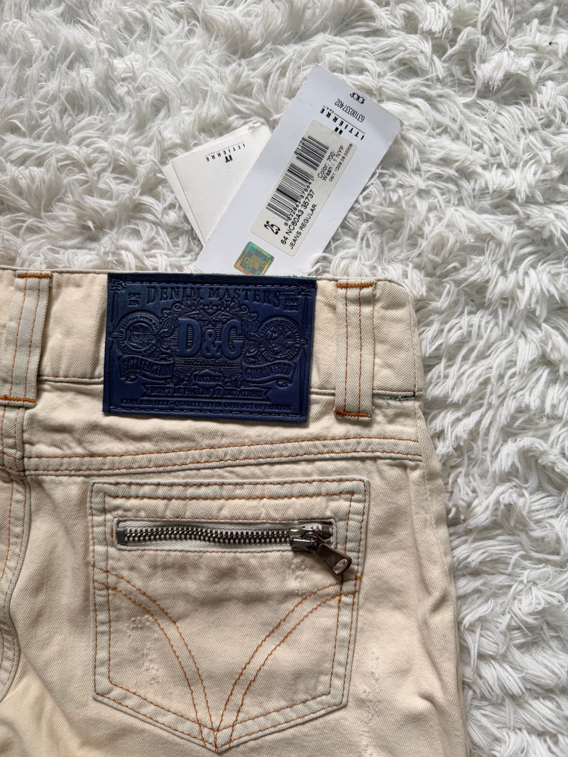 [Dolce & Gabbana] 빈티지 다이 테일러드 데님 팬츠 (D&G 상품이미지8