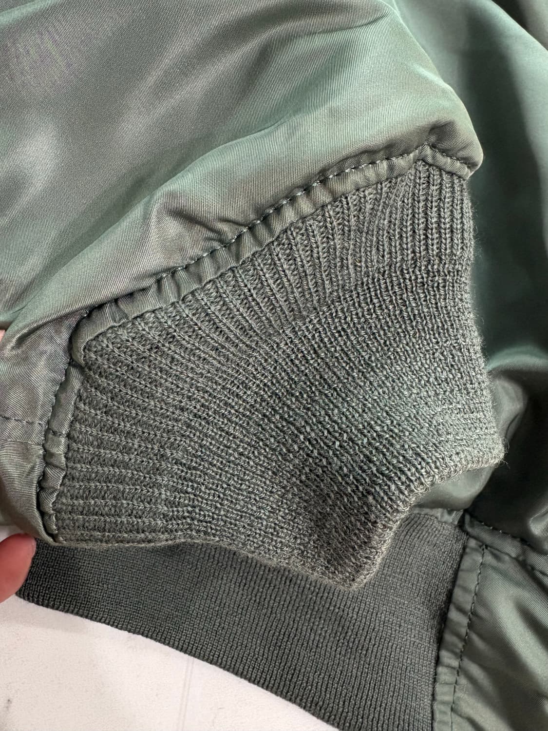 L) 알파인더스트리 1968정밀복각 ma1판매 상품이미지4