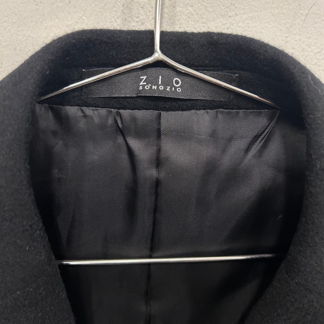 지오송지오 케시미어블랜드 울 투버튼 롱코트 상품이미지3