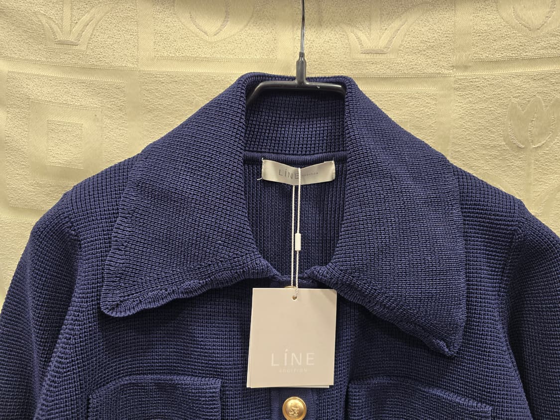 새상품)  LINE 네이비 니트 자켓 겸 가디건 55 상품이미지2