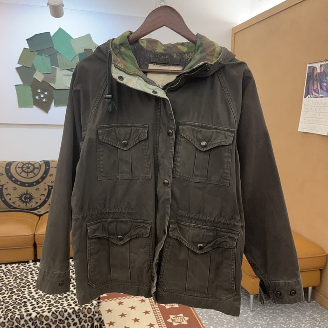 데님 앤 서플라이 랄프로렌 밀리터리 패턴 자켓 S C09020 상품이미지3